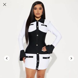 Fashion nova Amelia bandage mini dress